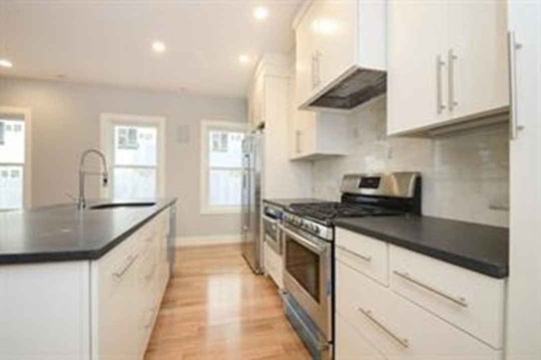 Kitchen area at 339 West Broadway