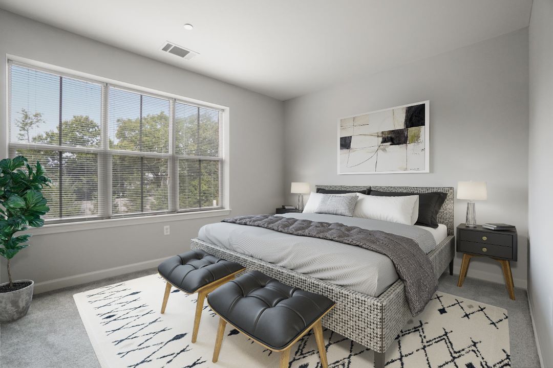 beautiful bedroom with window at 4105 Symmes Circle