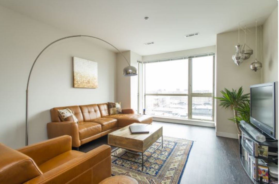 pristine living room at 60 Brainerd Road,