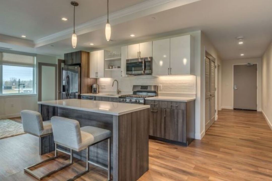 modern kitchen at 44 Collins Avenue