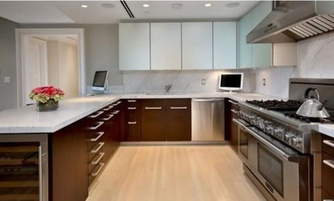 updated kitchen at 778 Boylston Street