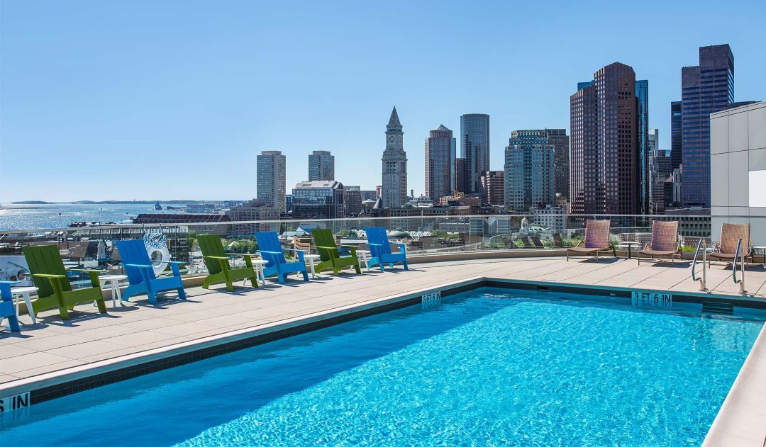 outdoor pool at 1 Canal Street