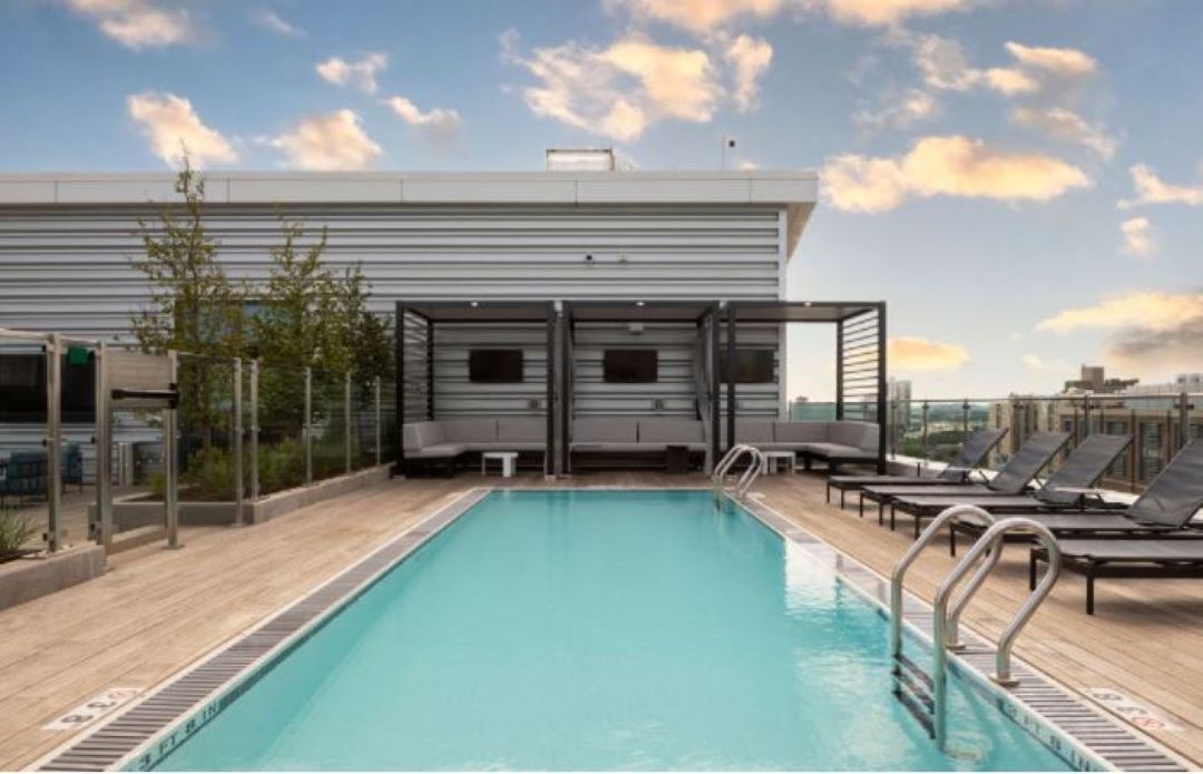 outdoor pool at 771 Beacon Street