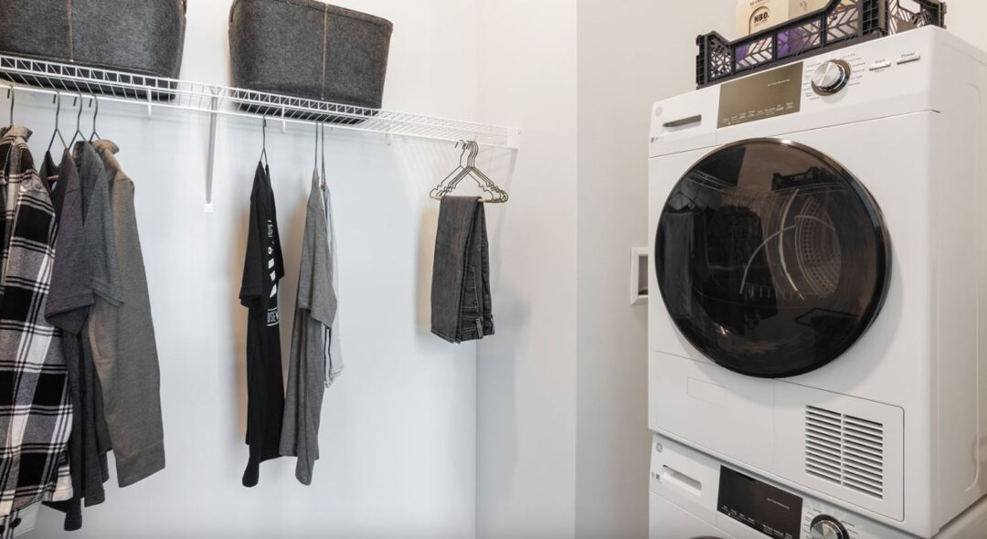 Spacious laundry room