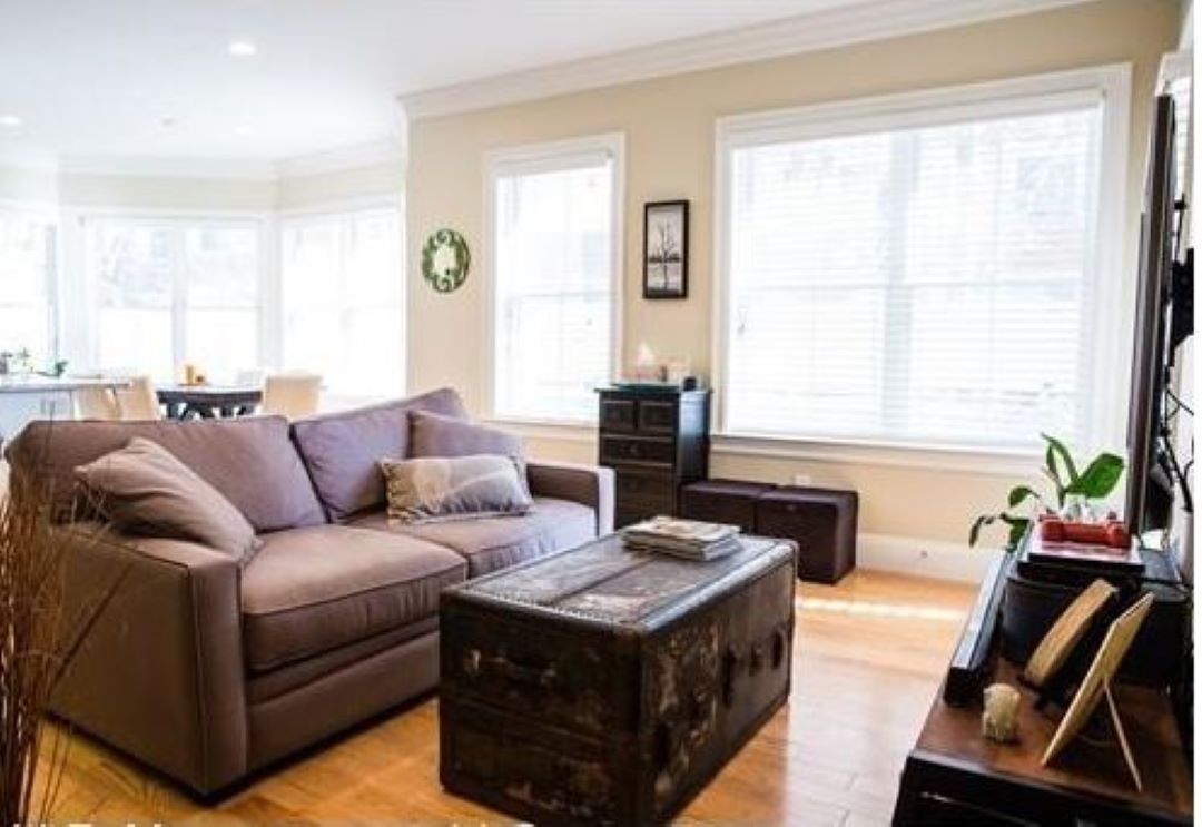 beautiful living room at 150 Chestnut Hill Avenue,