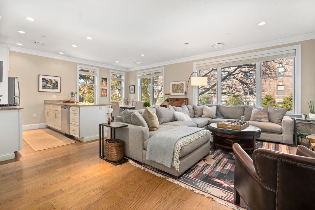 open concept living room at 20 Englewood Avenue