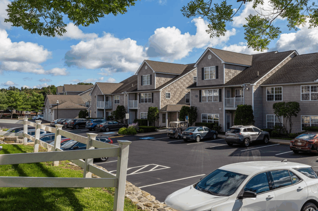 Exterior of Orchards Apartments in Marlborough