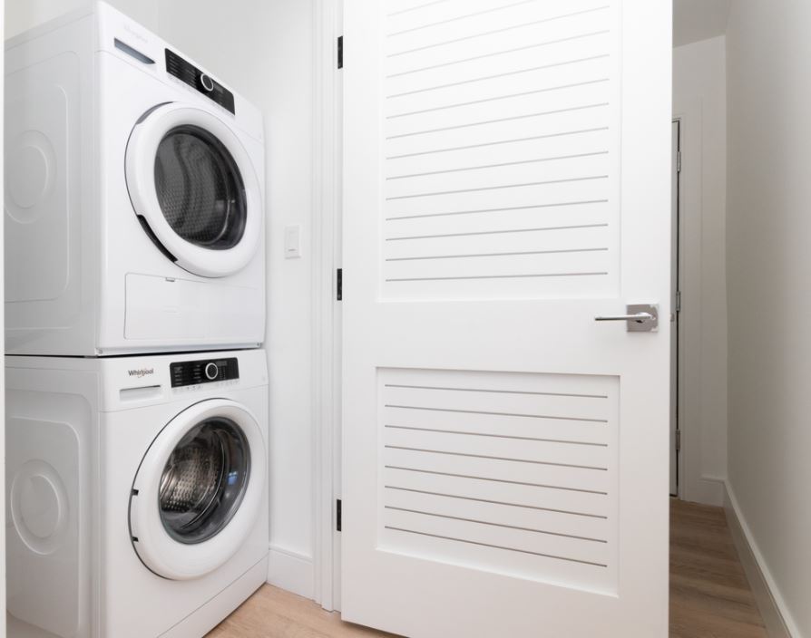 Washer/Dryer Built into Unit