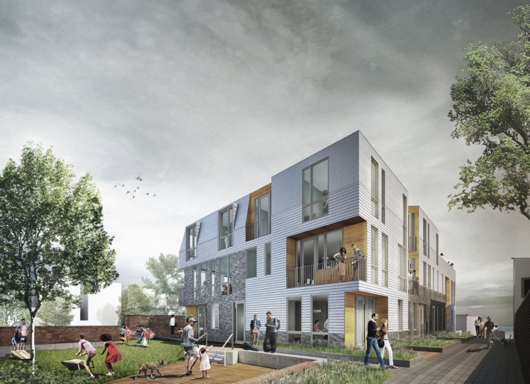 Exterior Rendering of Unit