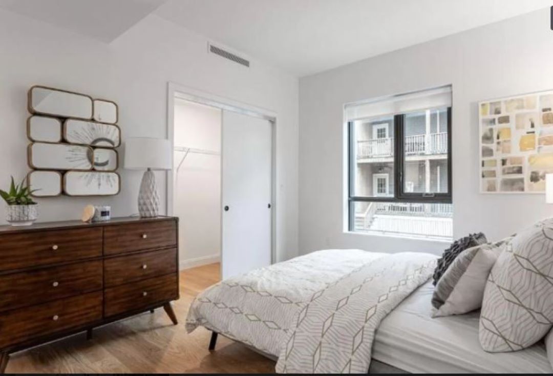 bright bedroom at 79-83 Gardner Street
