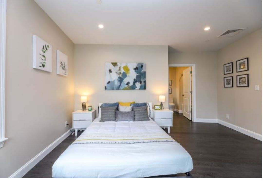 spacious bedroom at 4945 Washington Street