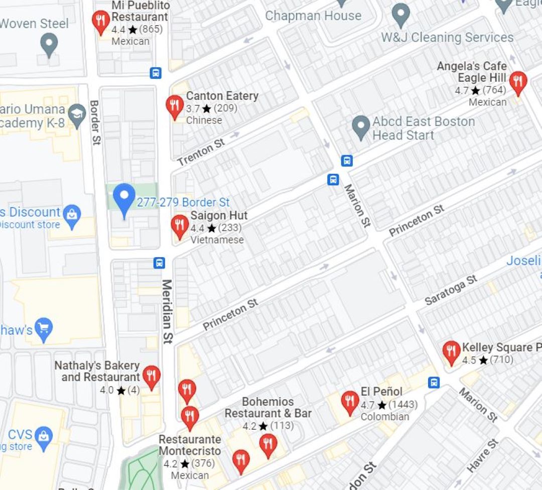 Google Map of Neighborhood