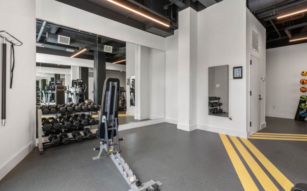 Fitness Center with weight room