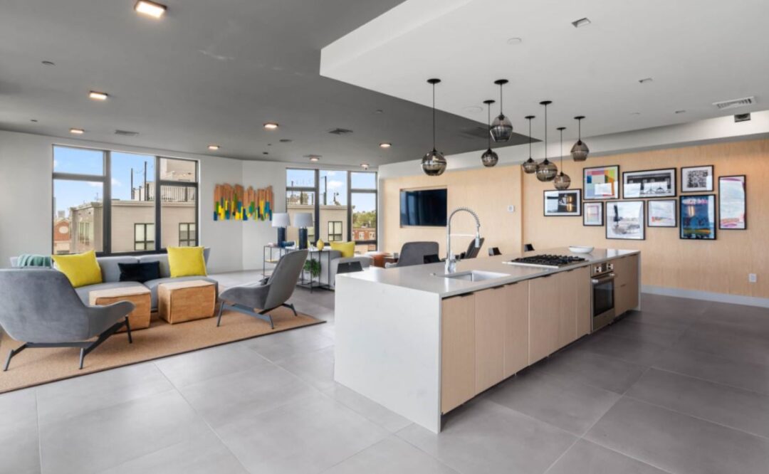 Kitchen in Common Lounge for entertaining