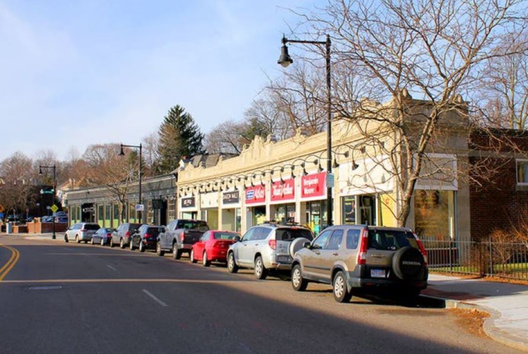 Neighborhood picture of shops