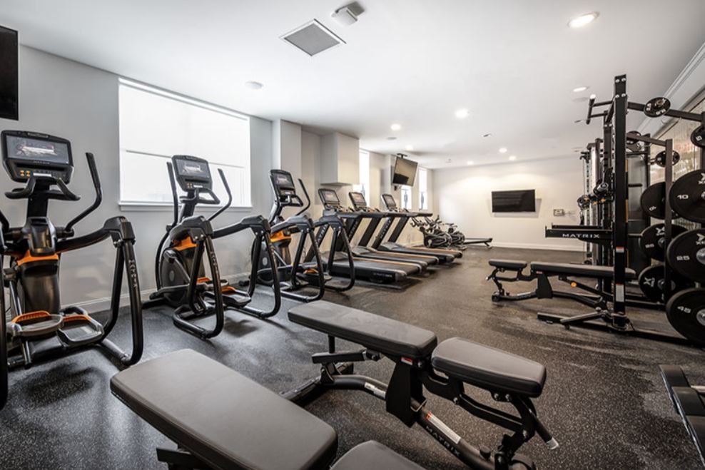 Luxurious fitness center