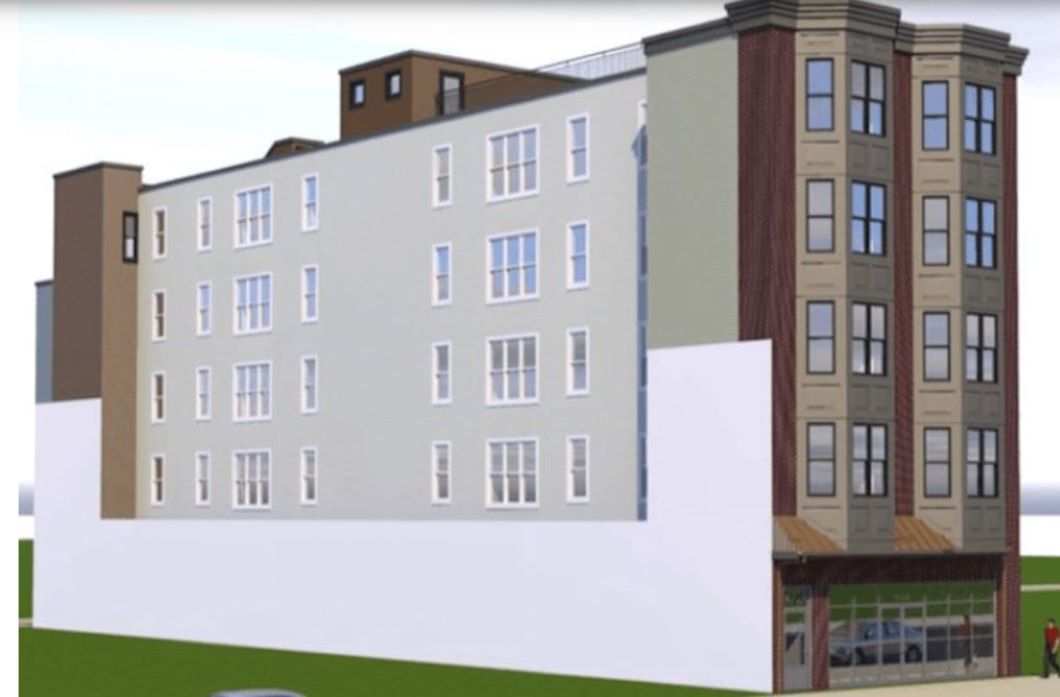 Rendering of exterior for 472 West Broadway