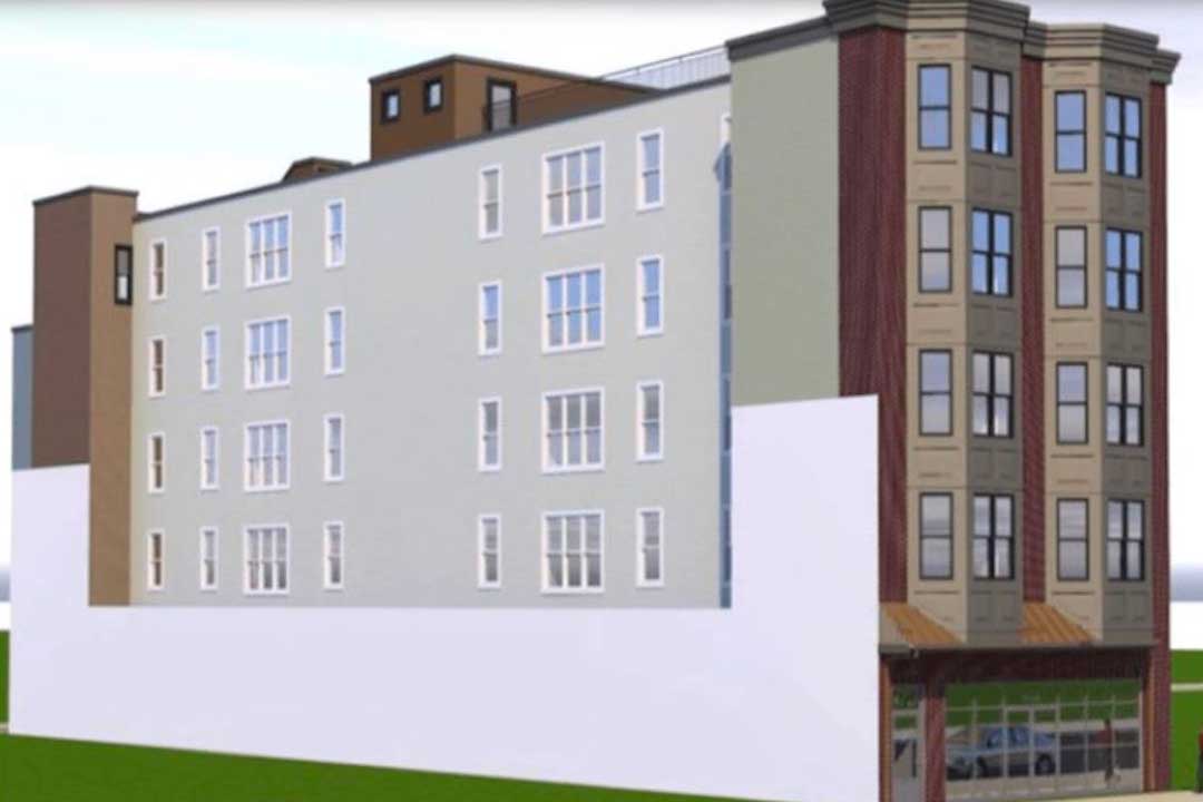 Building exterior rendering