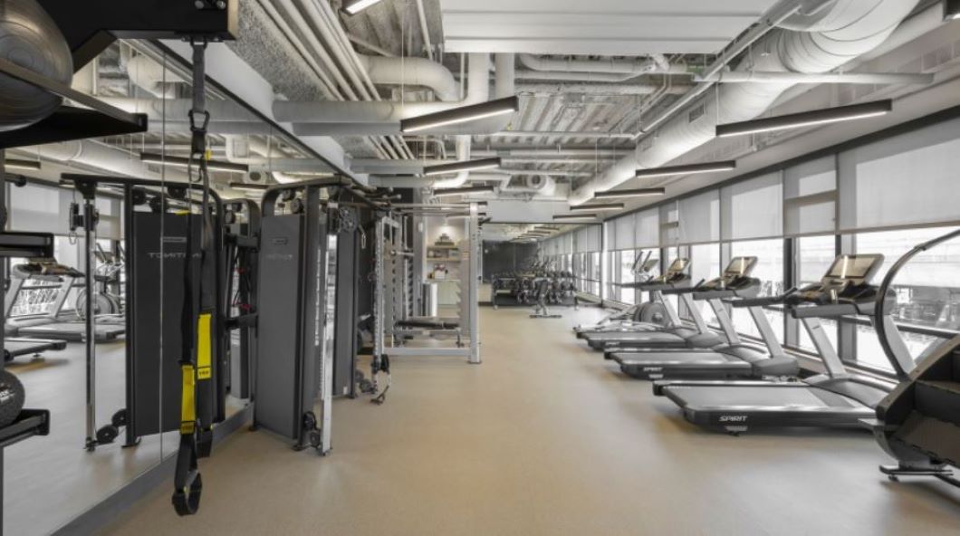 Fully equipped fitness center