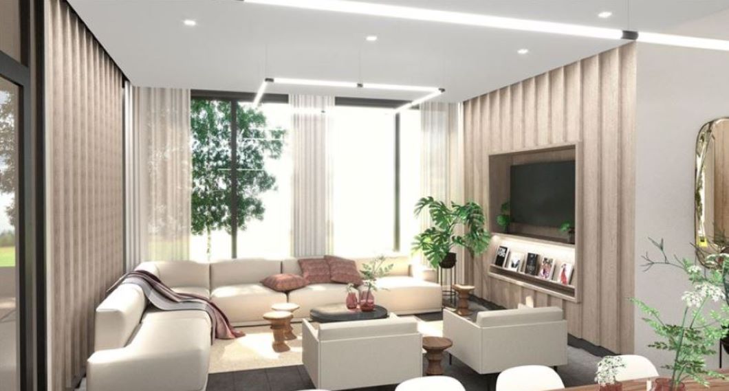 Living Room with large windows and great lighting