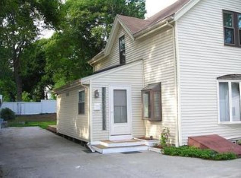 Exterior of back of building