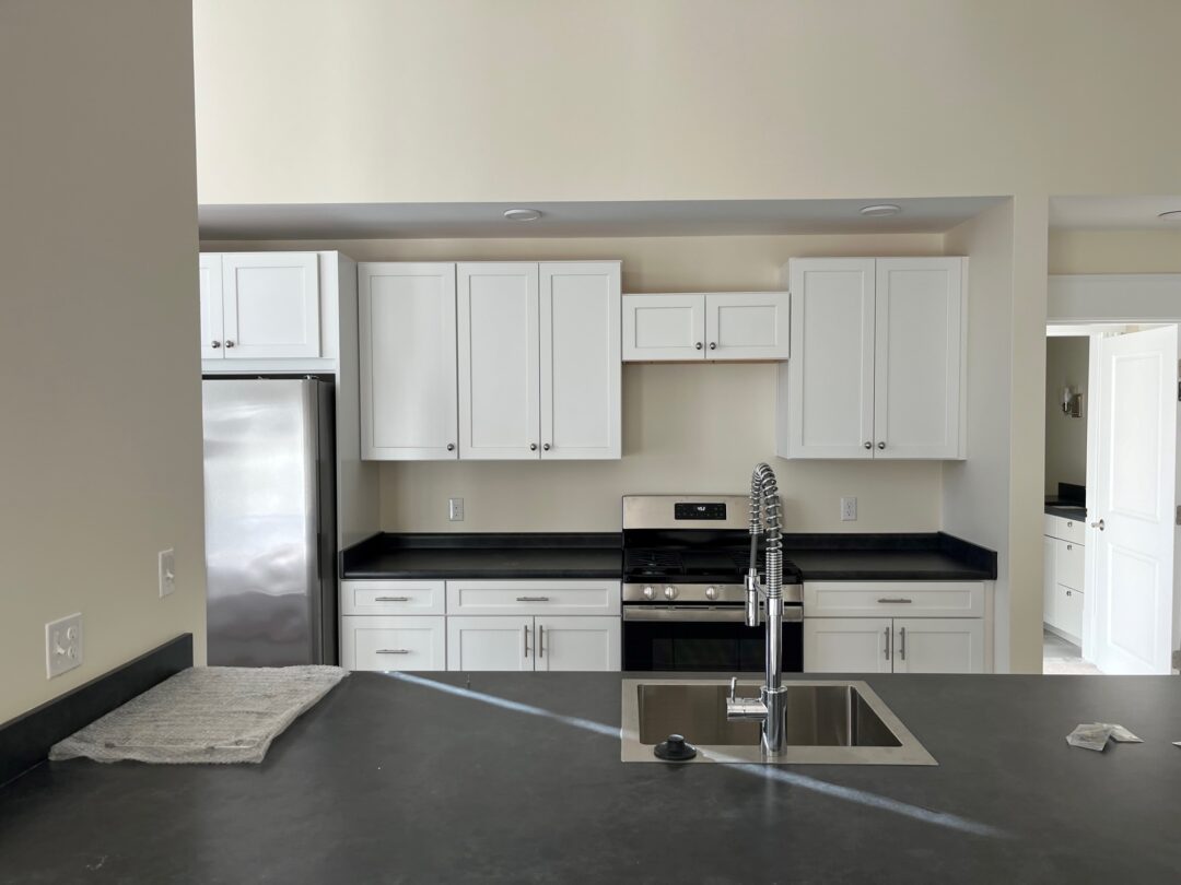 Kitchen with island