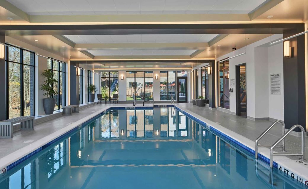 indoor lap style pool