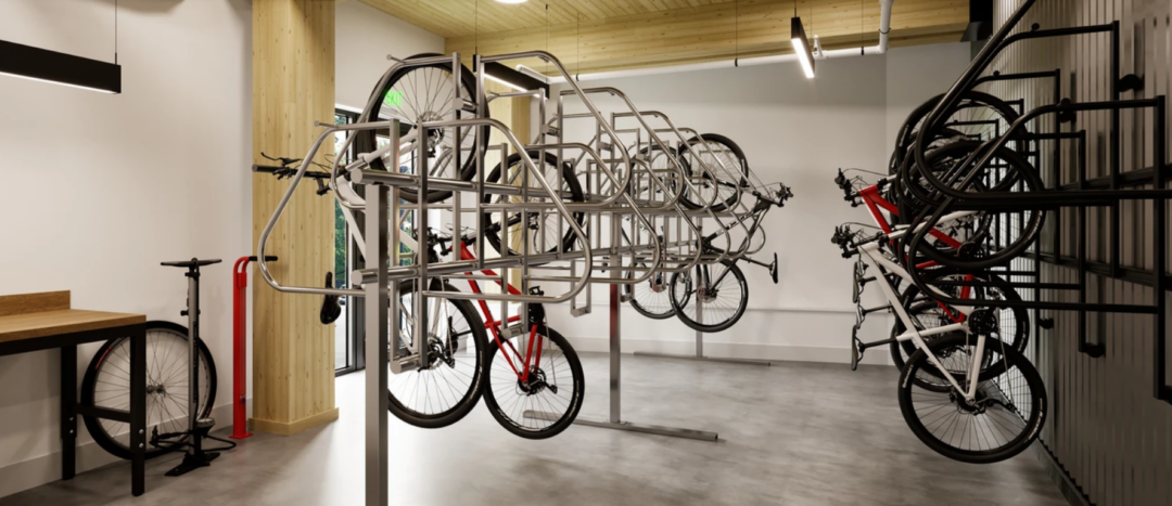 Bike storage room