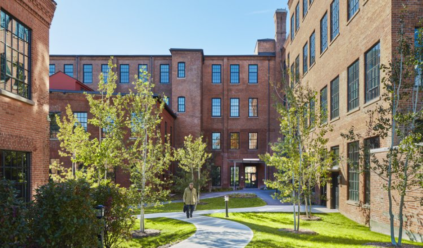 Courtyard of Cable Mills in Williamstown