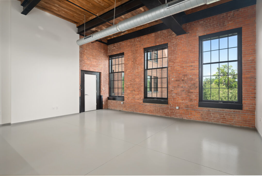 Living room at Cable Mills