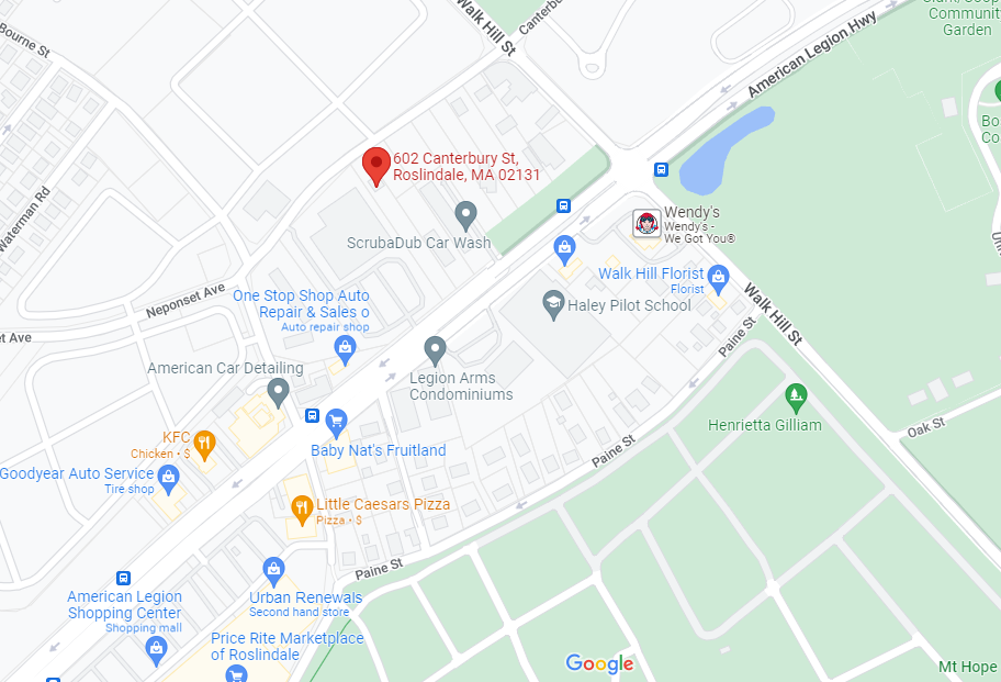 Google Maps view of The Canterbury