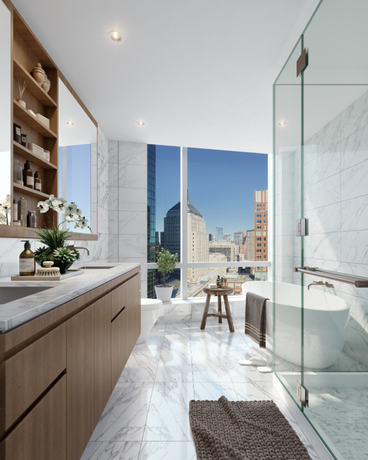 Bathroom at Raffles