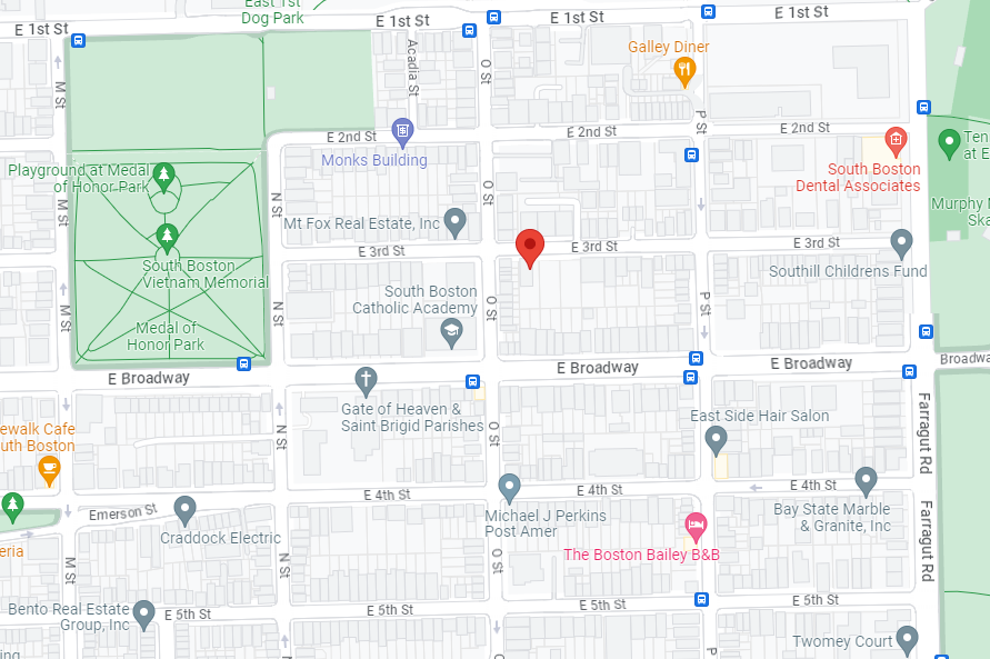 Google Maps view of 765 E Third