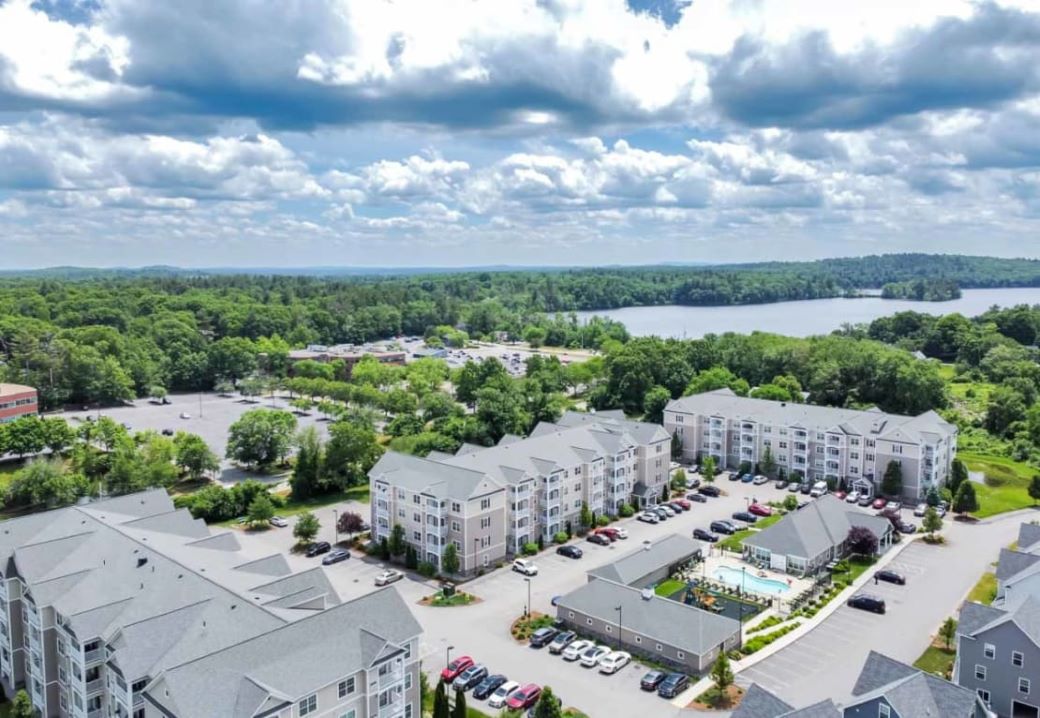 multi story apartment style building at Village Green