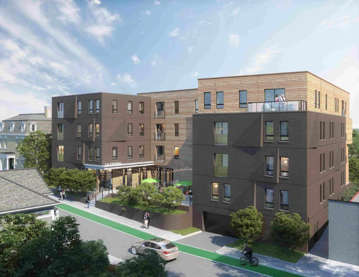 Exterior shot of Ennea in Somerville