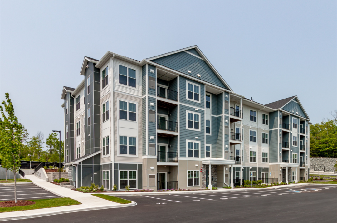 Exterior shot of Woburn Heights in Woburn