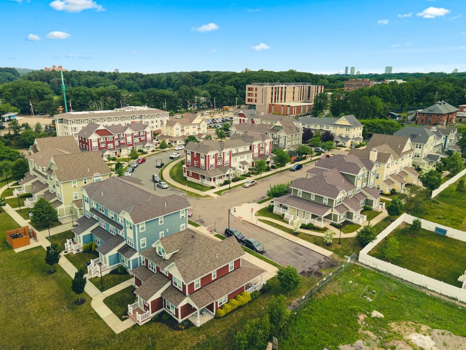 Aerial view of the Preserve