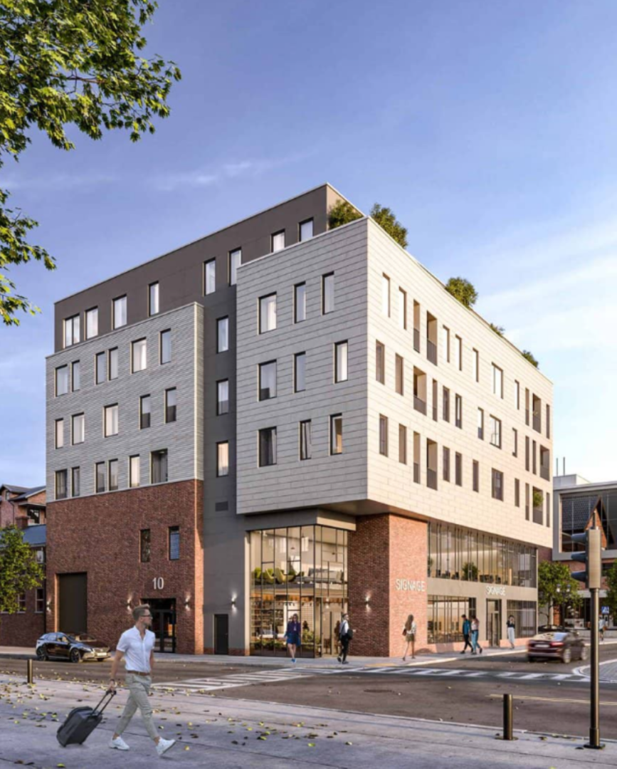 Exterior Rendering of 2-10 Maverick Square in East Boston