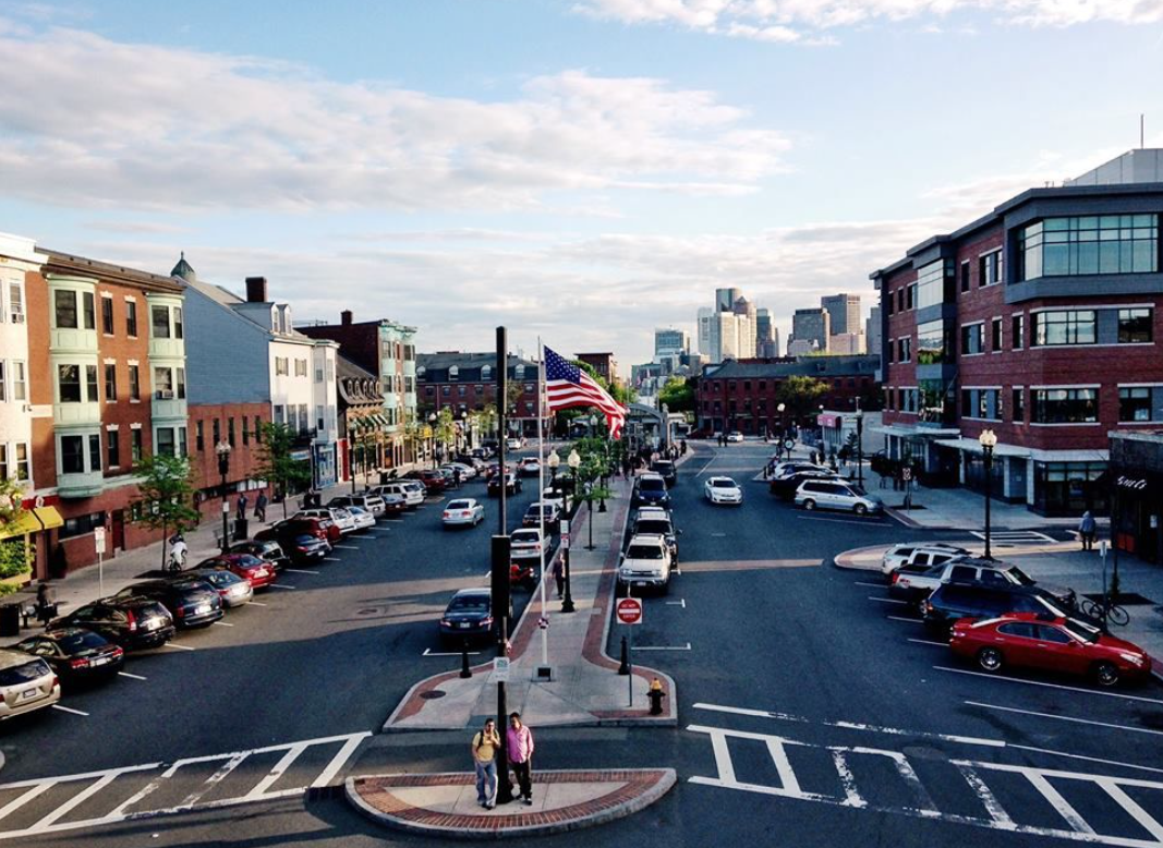 Maverick Square in East Boston