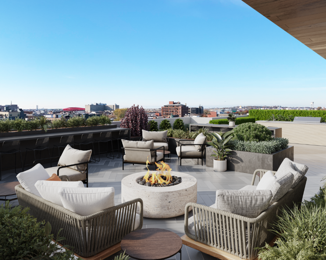 Rooftop Lounge at Bremen 282 in East Boston