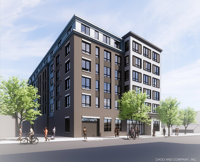 Exterior rendering of 365 Western Ave in Brighton