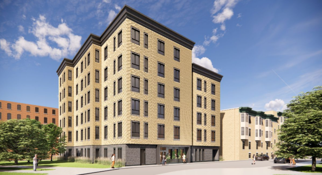 Rendering of Northampton Residences in South End