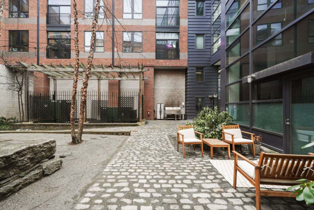 American Brewery Lofts outdoor area