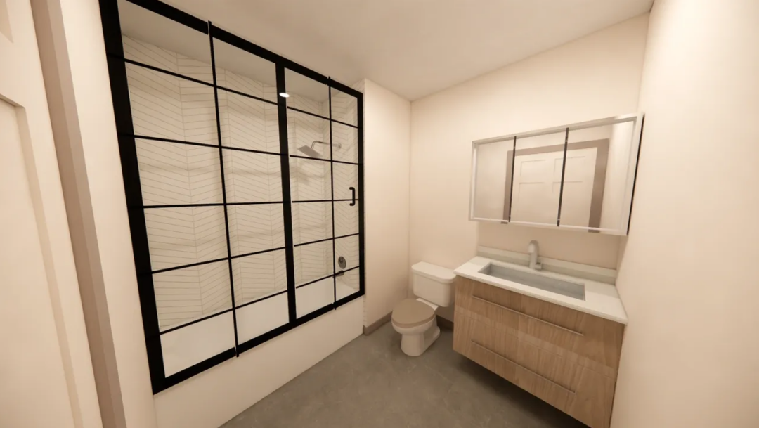 Bathroom of Grove Street Landing in Salem