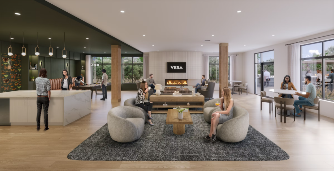 Community lounge of Vesa in Marlborough
