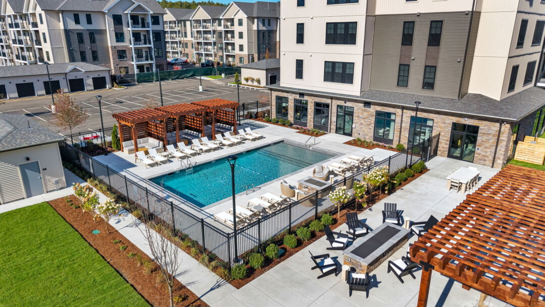 Outdoor Pool Area of Vesa in Marlborough