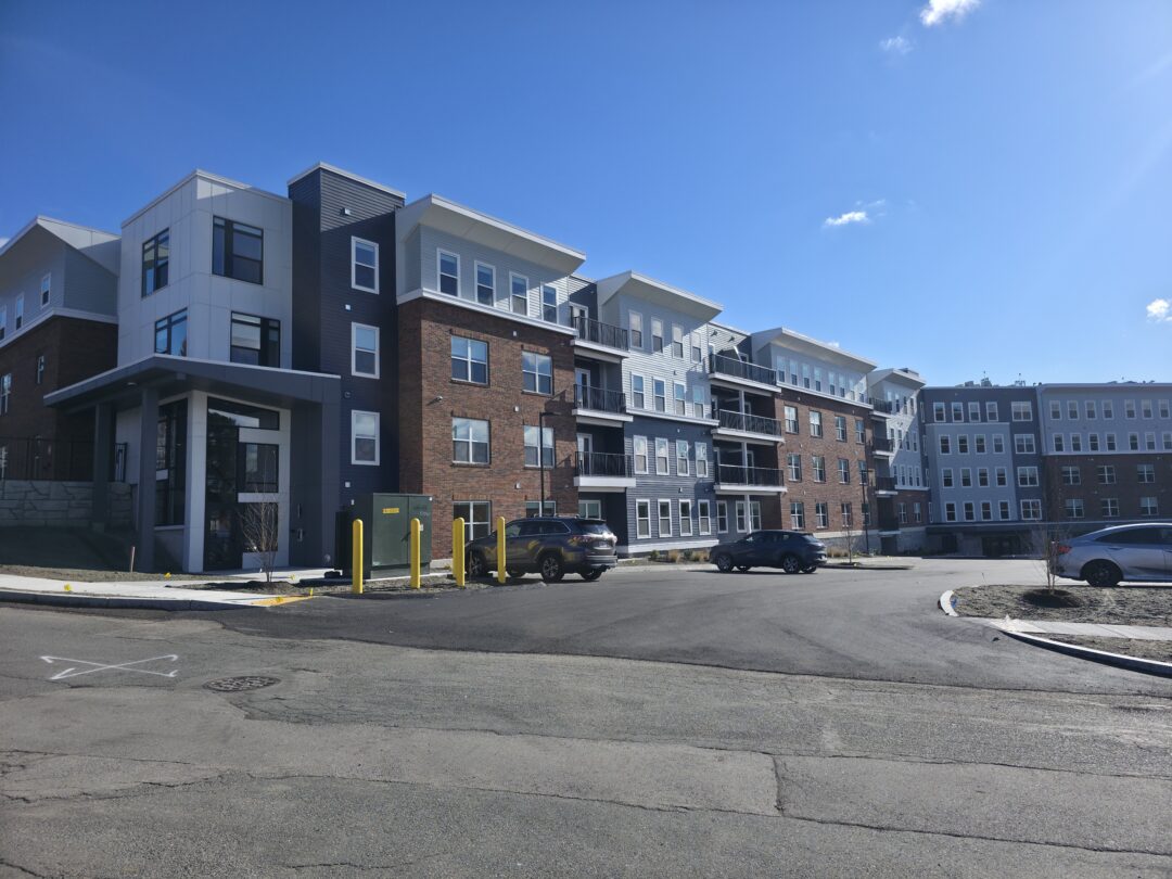 Entrance of Mill Street Heights in Woburn