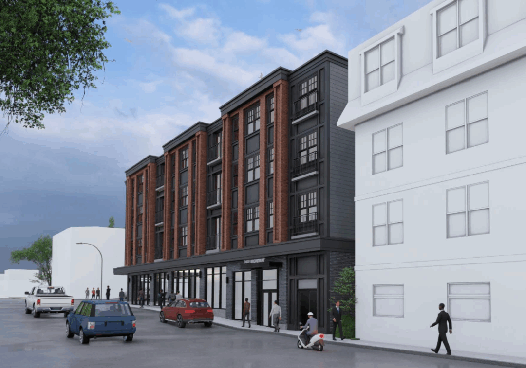 Side exterior of 748 East Broadway in South Boston