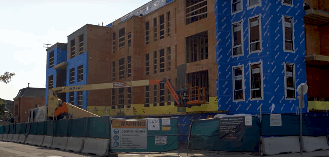 Construction of 118 B Street in South Boston