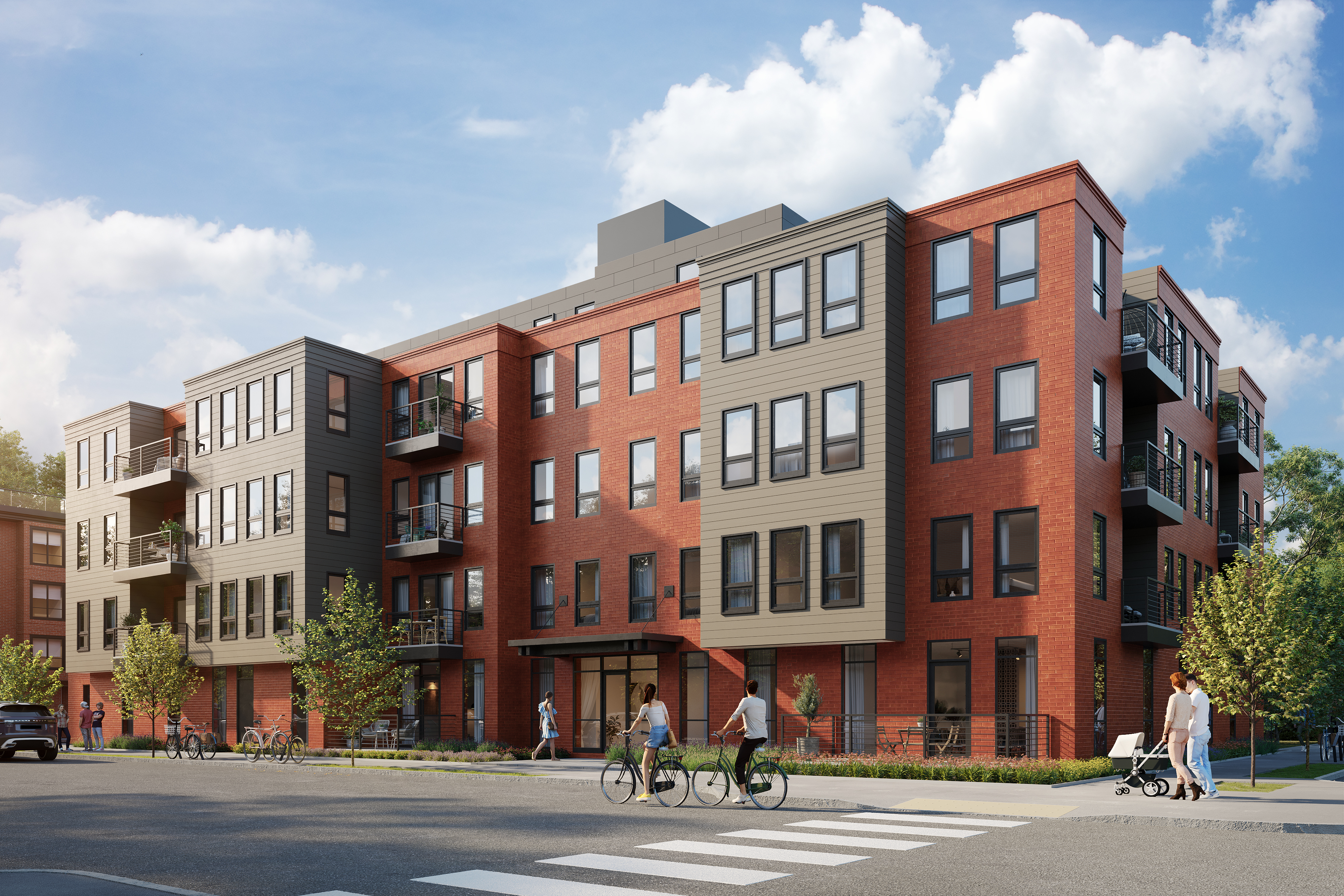 Rendering of 118 B Street in South Boston